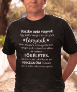 Vicces póló büszke apa lánynak