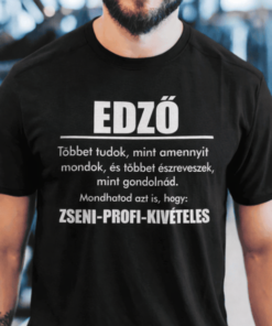 Vicces póló edző zseni profi kivételes
