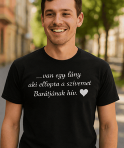 Vicces póló ellopta a szívemet pasi