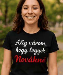 Vicces póló feleség leszek egyedi névvel