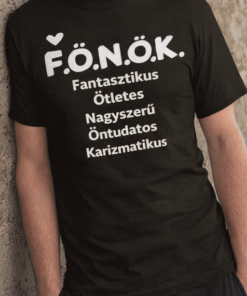 Vicces póló főnök rövidítés