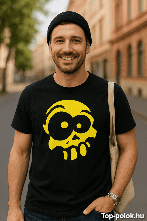 Vicces póló funny skull