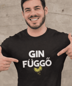 Vicces póló Ginfüggő