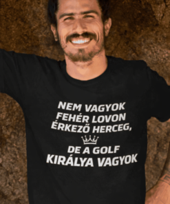 Vicces póló Golf királya