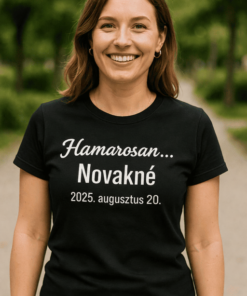 Hamisítatlan magyar póló, személyre szabott felirattal, kiváló minőségben.