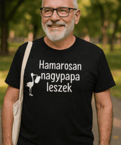Vicces póló hamarosan nagypapa leszek