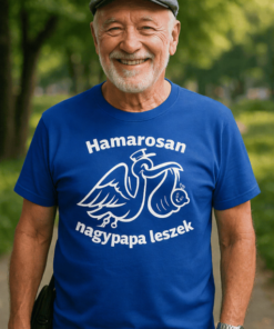Vicces póló Hamarosan nagypapa leszek