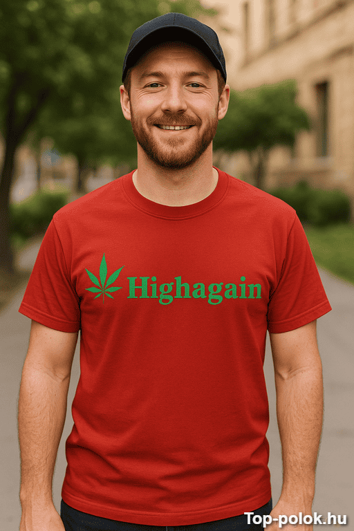 Vicces póló Highagain