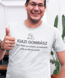 Vicces póló Igazi gombász