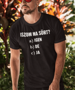 Vicces póló iszom ma sört