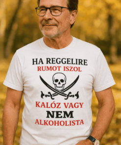 Vicces póló kalóz nem alkoholista