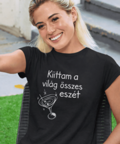 Vicces póló kiittam a világ eszét
