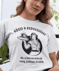 Vicces póló köszi a borravalót