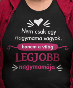 Vicces póló legjobb nagymama a világon
