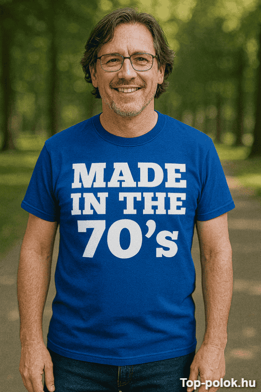 FELÜLVILÁGÍTÓ POLÓ, 70-es évek stílusával, kényelmes viselet.
