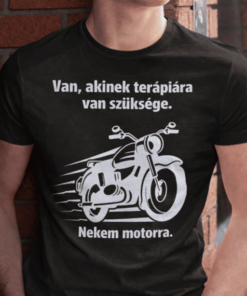 Vicces póló motor terápia