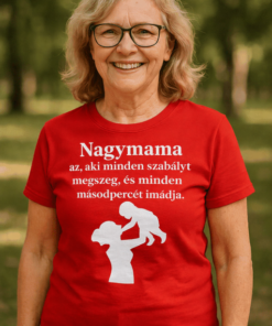Vicces póló nagymama aki szabályt megszeg