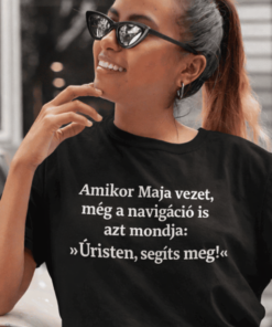 Vicces póló navigáció is beszél