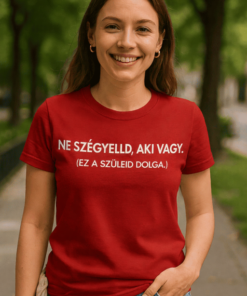 Vicces póló ne szégyelld aki vagy