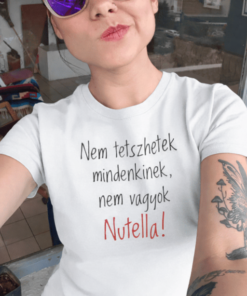 Vicces póló nem vagyok Nutella