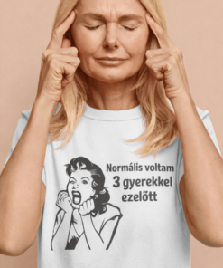Vicces póló normális voltam 3 gyerekkel ezelőtt