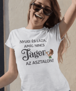 Vicces póló nyugi és laza Jäger