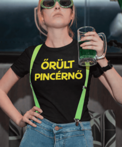 Vicces póló őrült pincérnőknek