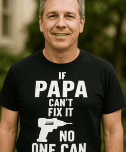 Vicces póló Papa fix it
