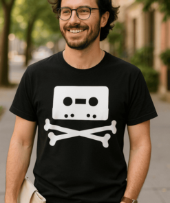 Divatos férfi póló robot designnal, utcai viselethez, Top-polok.hu.