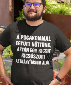 Vicces póló pocakkal együtt nőttünk