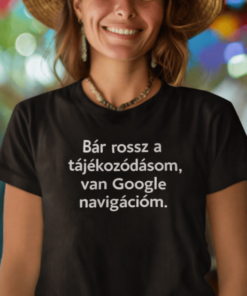 Vicces póló rossz tájékozódás Google navigáció