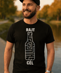 Vicces póló sörös labirint rajt cél