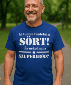Vicces póló sört eltüntető szupererő