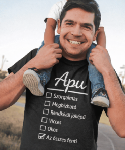 Vicces póló szuper apu lista