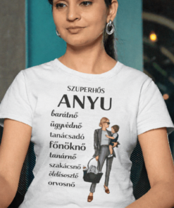 Vicces póló szuperhős anyu