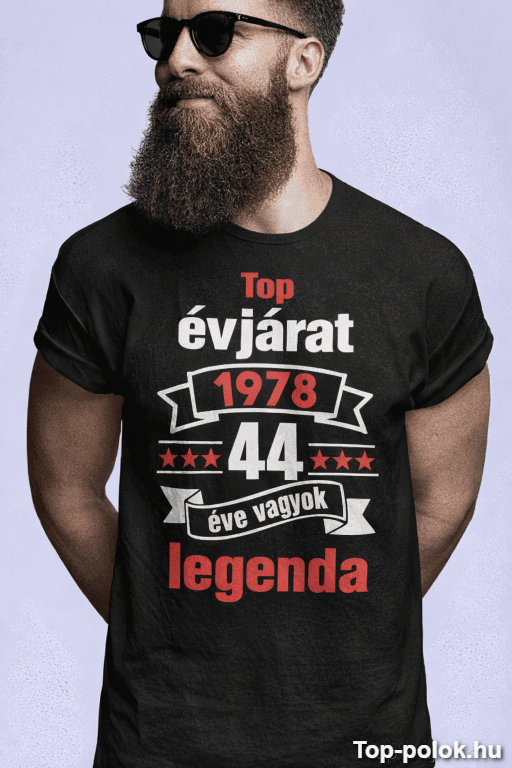 Vicces póló top évjárat legenda