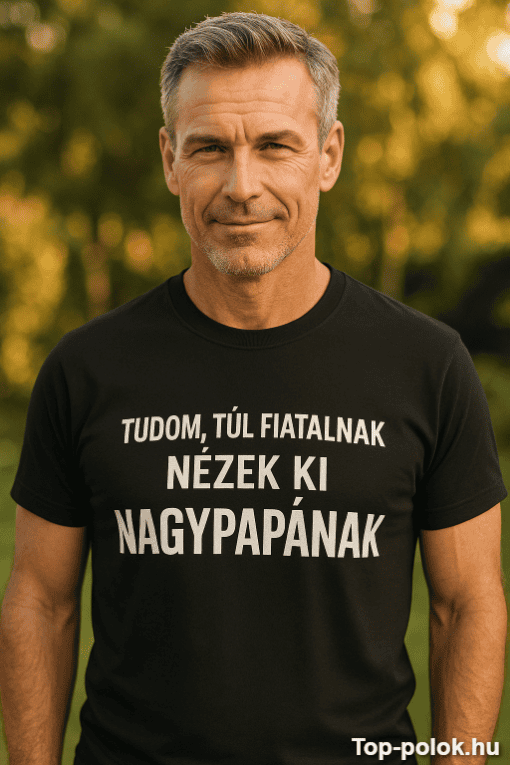 Fedezd fel a stílusos férfi pólókat, tökéletes ajándékötlet nagypapáknak és apáknak. Kiváló minőségű.