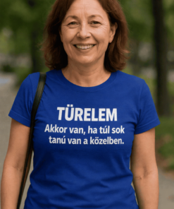 Vicces póló türelem tanúk előtt