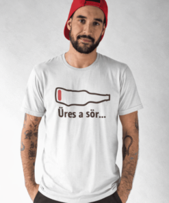 Vicces póló üres a sör