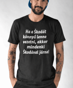 Vicces póló választható autómárkával