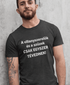 Vicces póló villanyszerelők és szüzek