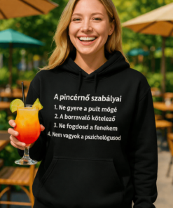 Vicces pulóver a pincérnő szabályai